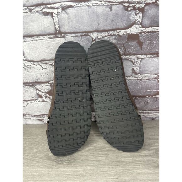 Spring Step Brown Suede Leather Cork Slide Wedge Sandals Women’s Sz 39EU/8.5M US - Picture 8 of 16